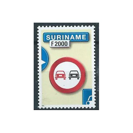 Surinam - Nr 1739 2000r - Znak drogowy