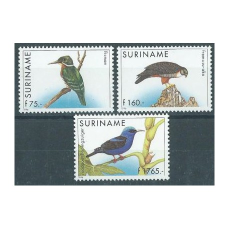 Surinam - Nr 1562 - 64 1996r - Ptaki