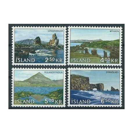 Islandia - Nr 400 - 03 1966r - Krajobraz