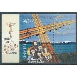 Islandia - Bl 25 2000r - Religia
