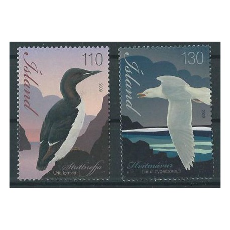 Islandia - Nr 1252 - 53 2009r - Ptaki