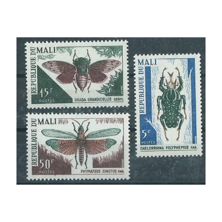 Mali - Nr 151 - 53 1967r - Insekty