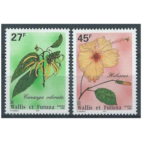 Wallis & Futuna - Nr 696 - 97 1996r - Kwiaty