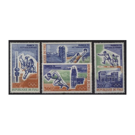 Mali - Nr 316 - 19 1972r - Sport - Olimpiada