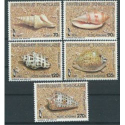 Togo - Nr 1865 - 69 1985r - Muszle
