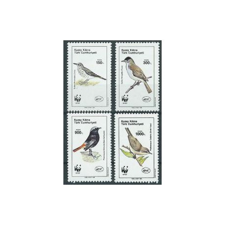 Cypr Tur. - Nr 275 - 78 1990r - WWF - Ptaki