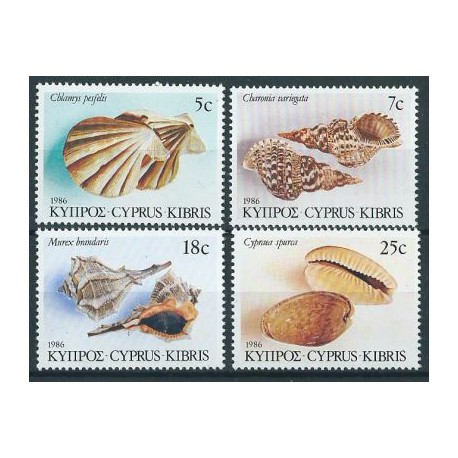 Cypr - Nr 657 - 60 1986r - Muszle