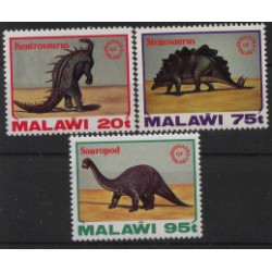 Malawi - Nr 625 - 27 1993r - Dinozaury