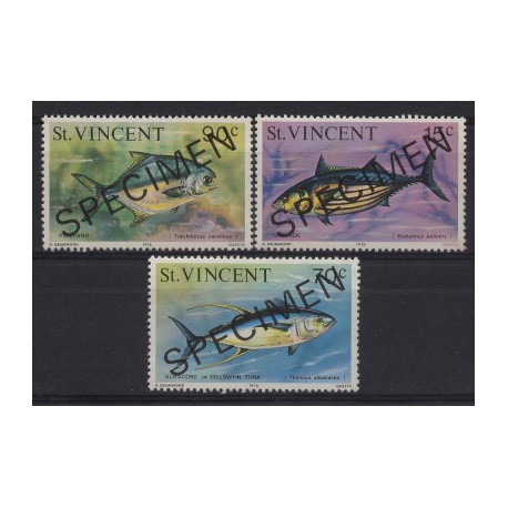 St. Vincent - Nr 448 - 50 Specimen 1976r - Ryby