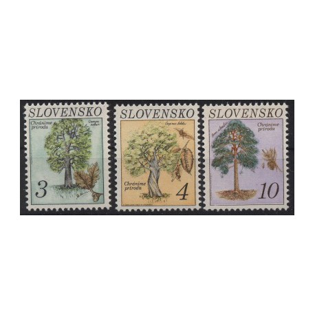Słowacja - Nr 168 - 70 1993r - Drzewa