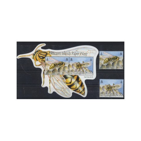 Pitcairn - Nr 827 - 28 Bl 58 2011r - Pszczoły