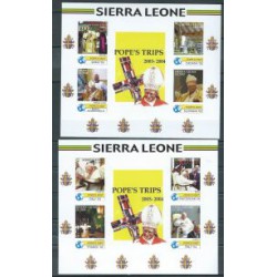 Sierra Leone - Nr 4900 - 07  B 2005r - Papież