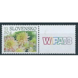 Słowacja - Nr 575 z p 2008r - Kwiaty