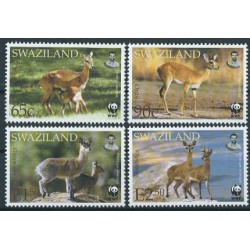 Swaziland - Nr 702 - 05 Pasek 2001r - WWF - Ssaki