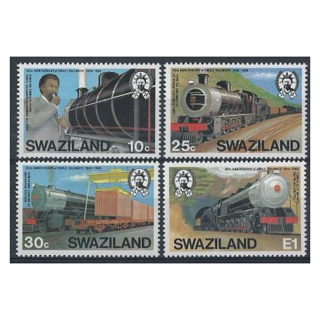 Swaziland - Nr 466 - 69 1984r - Koleje