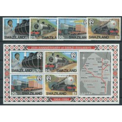 Swaziland - Nr 466 - 69 Bl 11 1984r - Koleje