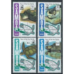 Samoa - Nr 812 - 15 1995r - Fauna morska  -  Gady