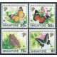 Singapur - Nr 697 - 00 1993r - Motyle