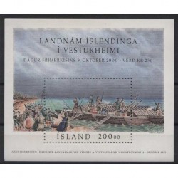 Islandia - Bl 27 2000r - Marynistyka
