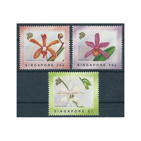 Singapur - Nr 633 - 35 1991r - Kwiaty