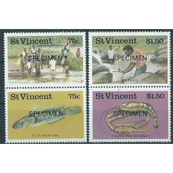 St. Vincent - Nr 1008 - 11 Specimen 1986r - Ryby