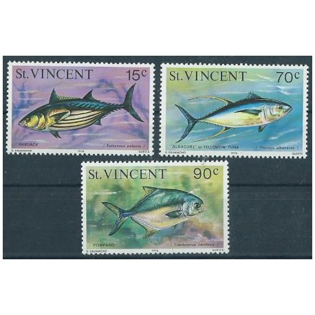 St. Vincent - Nr 448 - 50 1976r - Ryby
