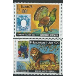Senegal - Nr 688 - 89 1978r - Ptaki -  Ssaki