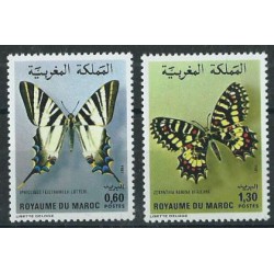 Maroko - Nr 968 - 69 1981r - Motyle