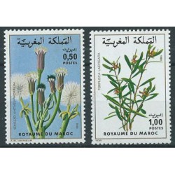 Maroko - Nr 943 - 44 1980r - Kwiaty