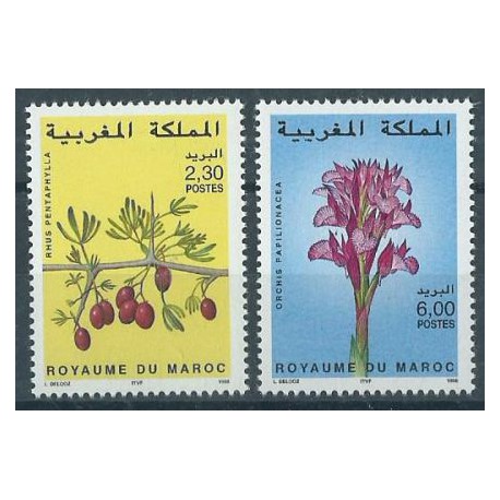 Maroko - Nr 1309 - 10 1998r - Kwiaty