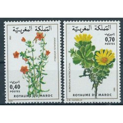 Maroko - Nr 955 - 56 1981r - Kwiaty