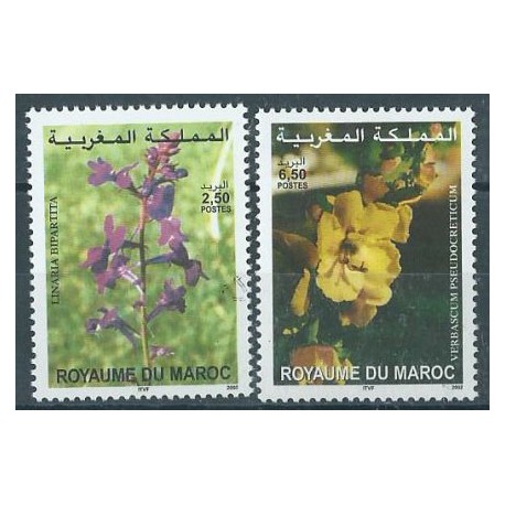 Maroko - Nr 1406 - 07 2002r - Kwiaty
