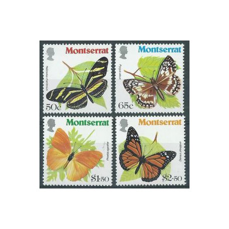 Montserrat - Nr 441 - 44 1981r - Motyle