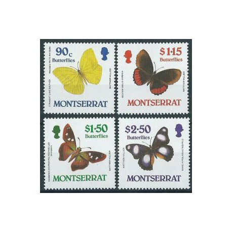 Montserrat - Nr 683 - 86 1987r - Motyle