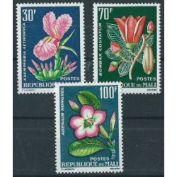 Mali - Nr 078 - 80 1963r - Kwiaty