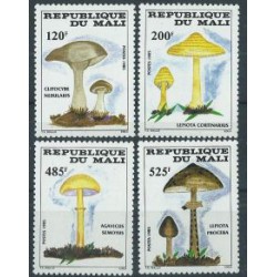 Mali - Nr 1038 - 41 1985r - Grzyby