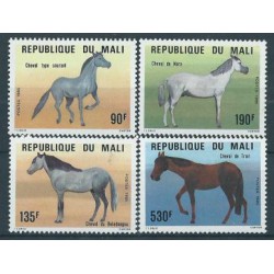 Mali - Nr 1034 - 37 1985r - Konie