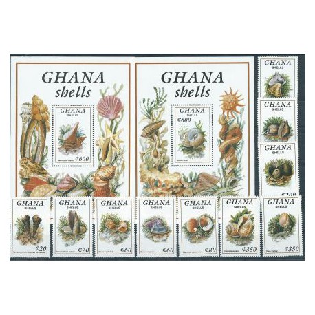 Ghana - Nr 1731 - 40 Bl 206 - 071992r - Muszle