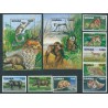 Ghana - Nr 1832 - 39 Bl 225 - 26 1993r - Ssaki