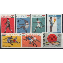 Ghana - Nr 188 - 94 B 1964r - Sport - Olimpiada