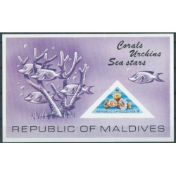 Malediwy - Bl 31 1975r - Ryby - Korale