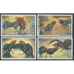Laos - Nr 1759 - 62 2001r - Ptaki