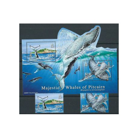 Pitcairn - Nr 715 - 16 Bl 45 2005r - Ssaki morskie