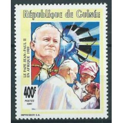 Gwinea - Nr 1345 1991r - Papież