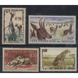 Somalia Fr. - Nr 314 - 17 1958r - Ssaki - Kol. francuskie