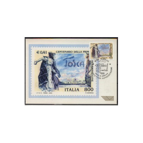 Włochy - Nr 2670 FDC 2000r - Muzyka