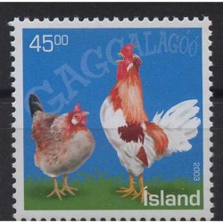 Islandia - Nr 1040 2003r - Ptaki