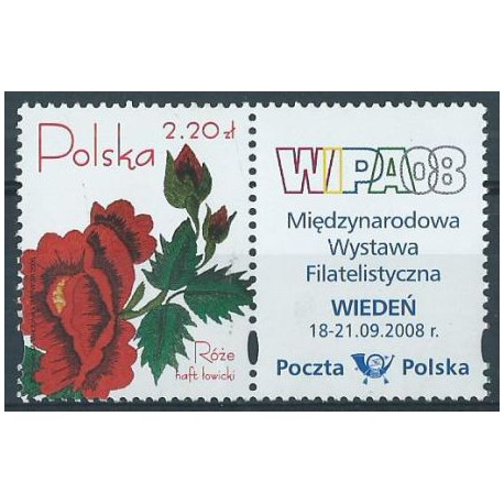 Polska - Nr 4047 WIPA Wiedeń 2008r - Kwiaty