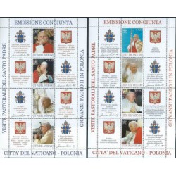 Watykan  - Nr 1474 - 81 Klb 2004r - Papież - Wspólne wydanie