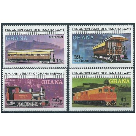 Ghana - Nr 783 - 86 1978r - Koleje
